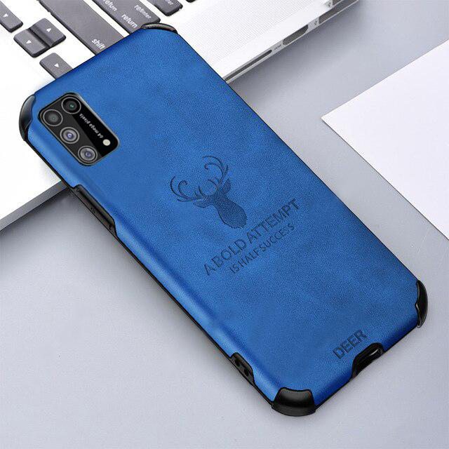Galaxy M31 Shockproof Deer Leather Texture Case