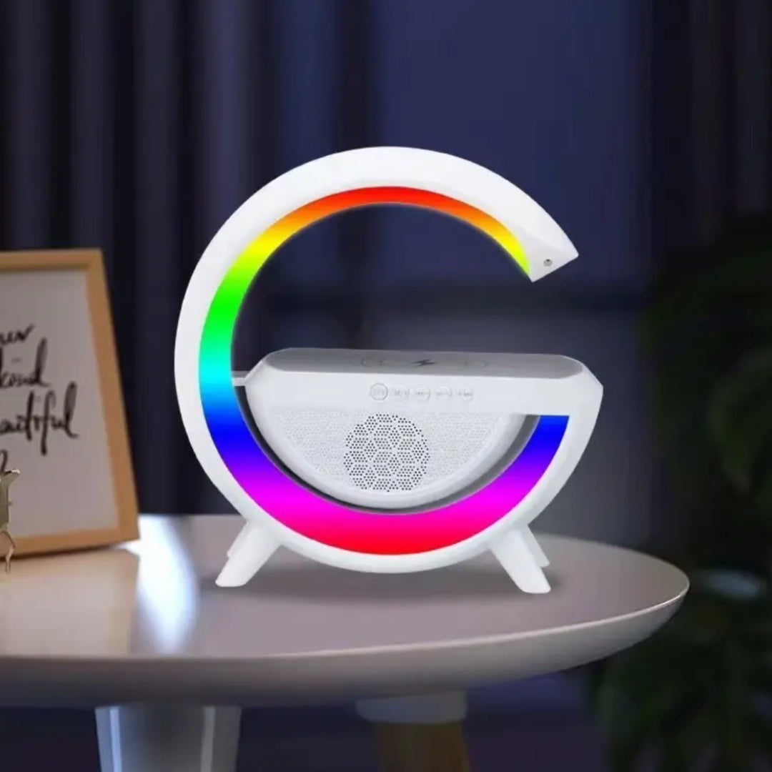 G-Lamp Multi-Functional Wireless Charger With BT Speaker