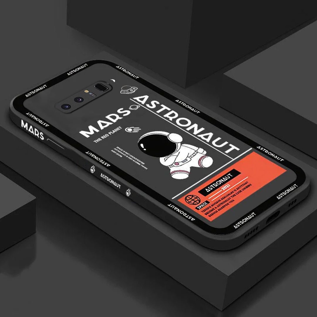 Galaxy Note 8 Luxury Astronaut Soft Silicone Case