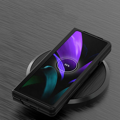 Galaxy Z Fold2 Luxury Leather Foldable Case