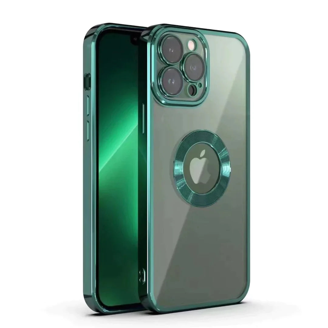 iPhone 11 Pro Clear Plating Logo Cut Soft Case