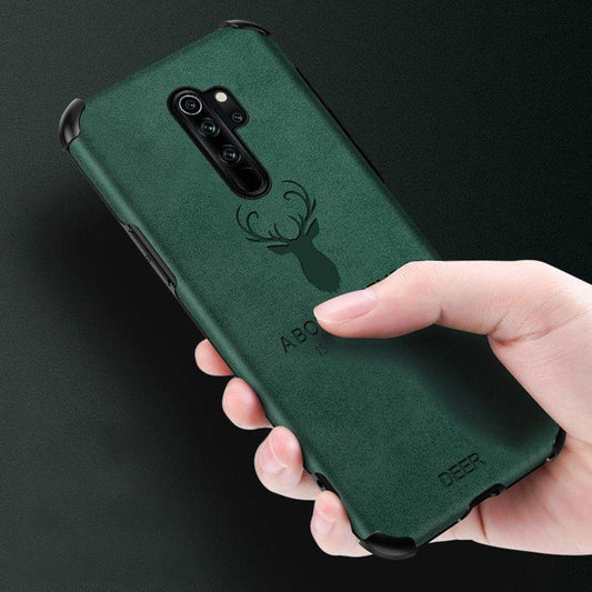 Galaxy S9 Plus Shockproof Deer Leather Texture Case