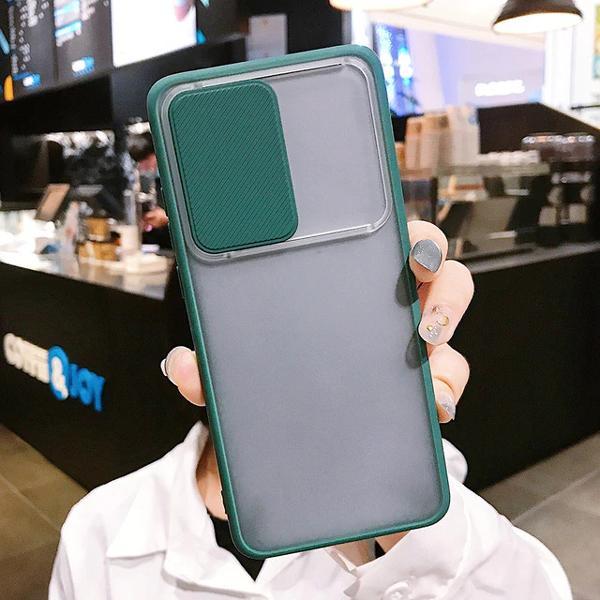 Camera Lens Slide Protection Matte Case - Samsung