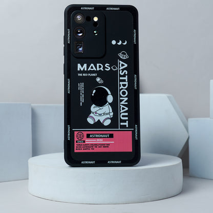 Galaxy S20 Ultra Luxury Astronaut Soft Silicone Case