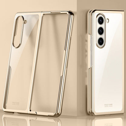 Galaxy Z Fold5 Transparent Glitter Case