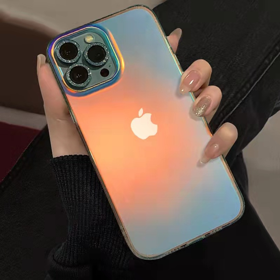 iPhone 14 Series - Laser Gradient Matte Case