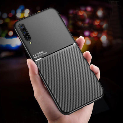 Galaxy A50s Carbon Fiber Twill Pattern Soft TPU Case