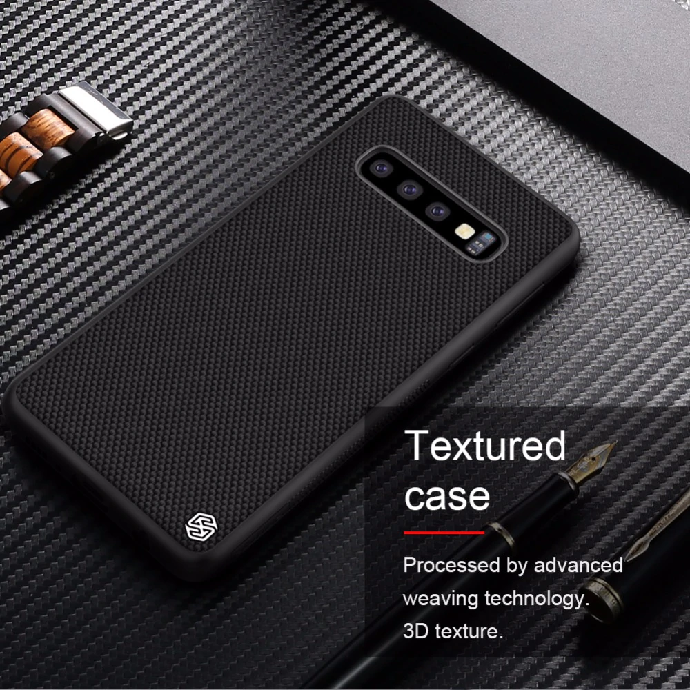 Nillkin ® Galaxy S10 Plus Hybrid 3D Texture Nylon Fiber Case