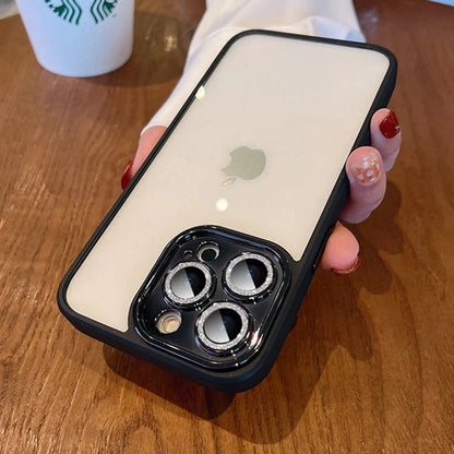 iPhone 14 Pro Diamond Camera Lens Clear Bumper Case