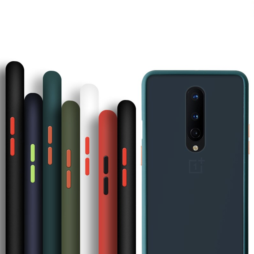OnePlus 8/8 Pro Matte Silicone Shockproof Armor Case