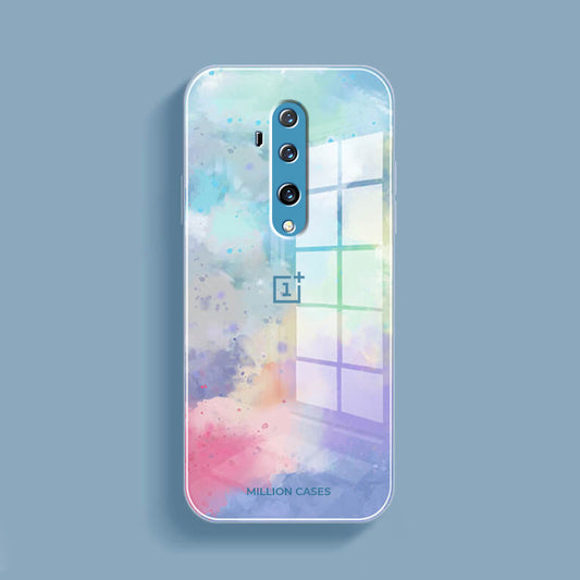 OnePlus 7T Pro Watercolor Splatter Glass Back Case
