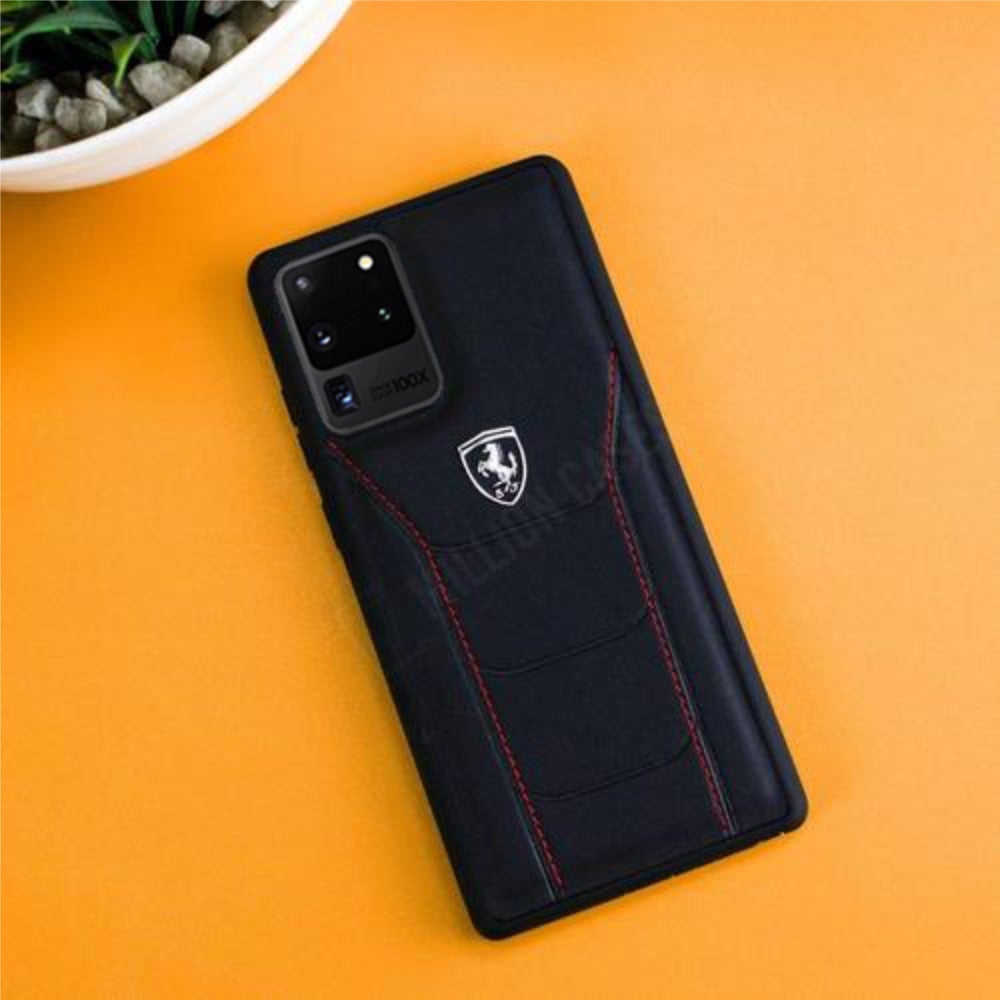 Ferrari ® Galaxy S20 Ultra Genuine Leather Crafted Limited Edition Case