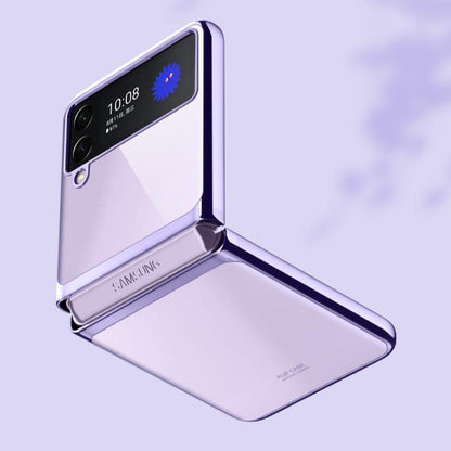 Galaxy Z Flip3 Transparent Glitter Case