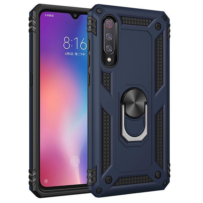 Galaxy A50 Armour Shield Ring Holder Back Case