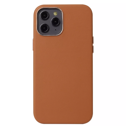 iPhone 13 Pro - Leather Textured Plated Case