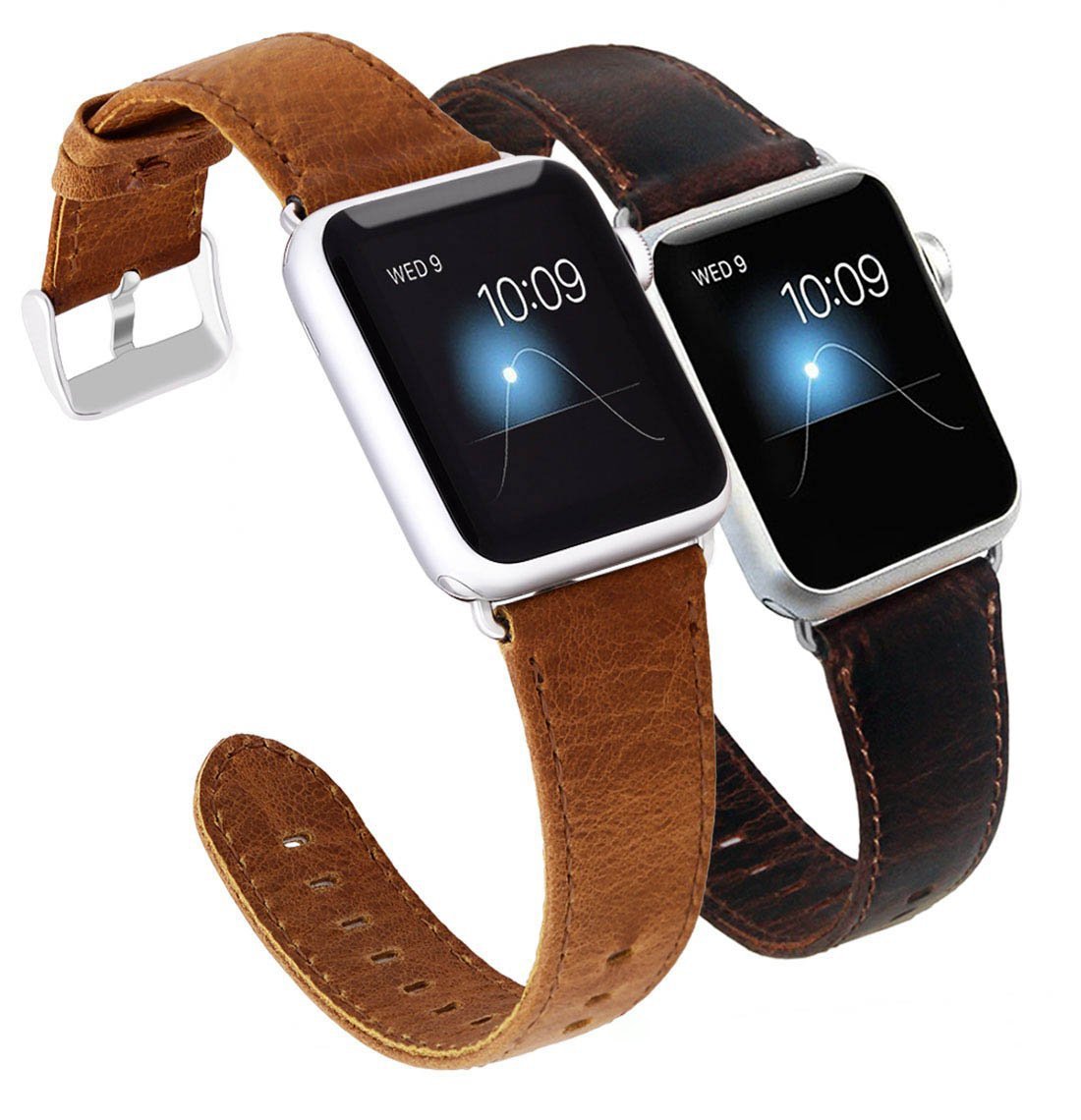 Genuine Leather Wrist Band 42mm for Apple Watch  (ONLY STRAP NOT WATCH)