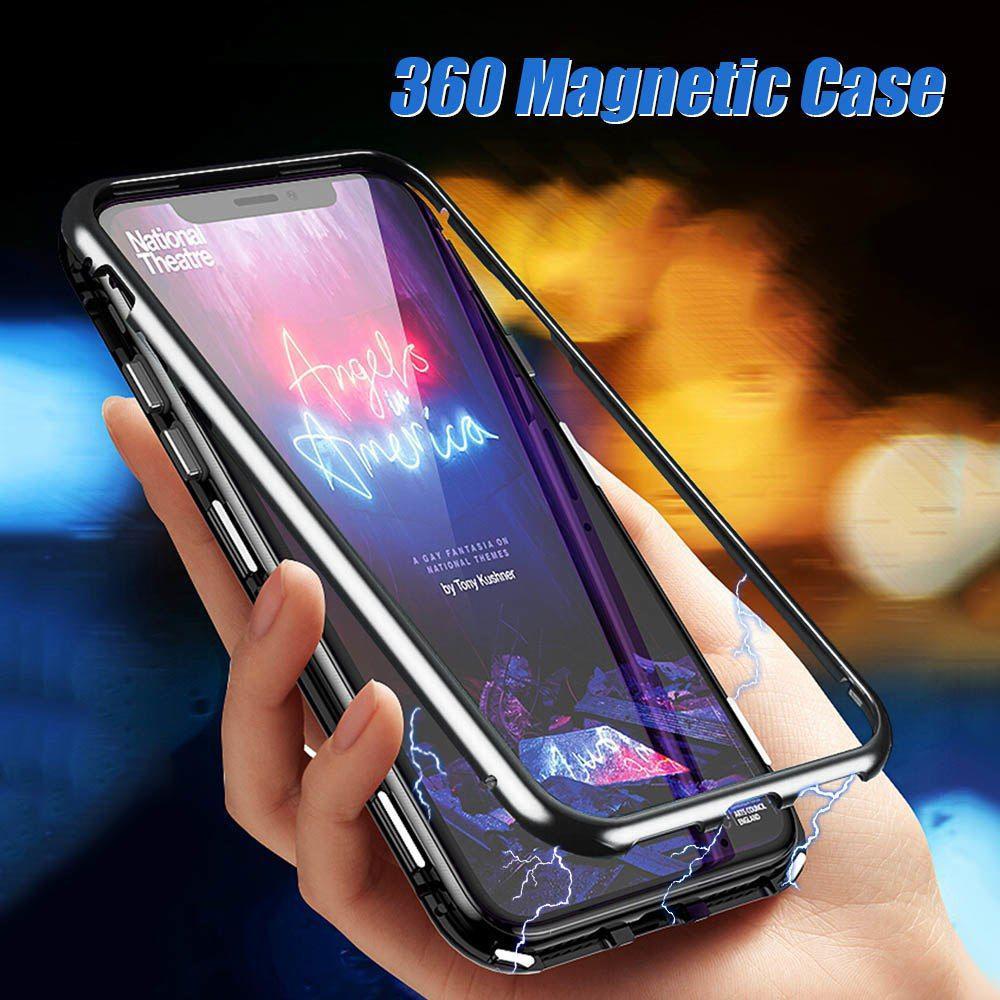 OnePlus 5T Electronic Auto-Fit Magnetic Glass Case