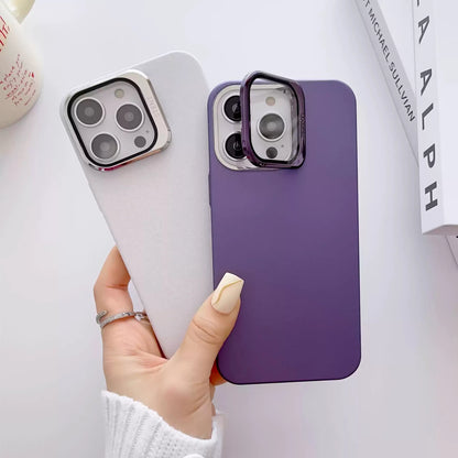 Clear Camera Protector Hidden Stand Case-iPhone
