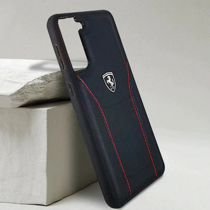 Ferrari ® Galaxy S23 Series Genuine Leather Crafted Limited Edition Case