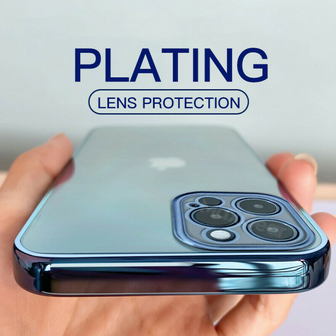 iPhone 12 Pro Max - Clear Plating Soft TPU case