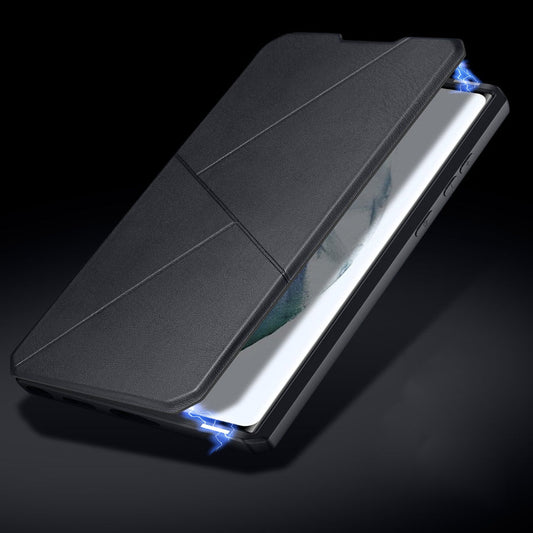 Galaxy S22 Ultra Magnetic Leather Flip Case