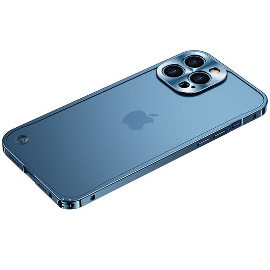 iPhone 13 Series Translucent Metal Frame Matte Case