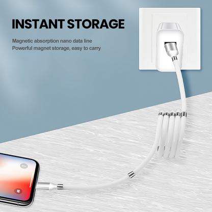 Magnetic Attachment Cable For Charging & Data Transfer