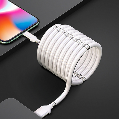 Magnetic Attachment Cable For Charging & Data Transfer