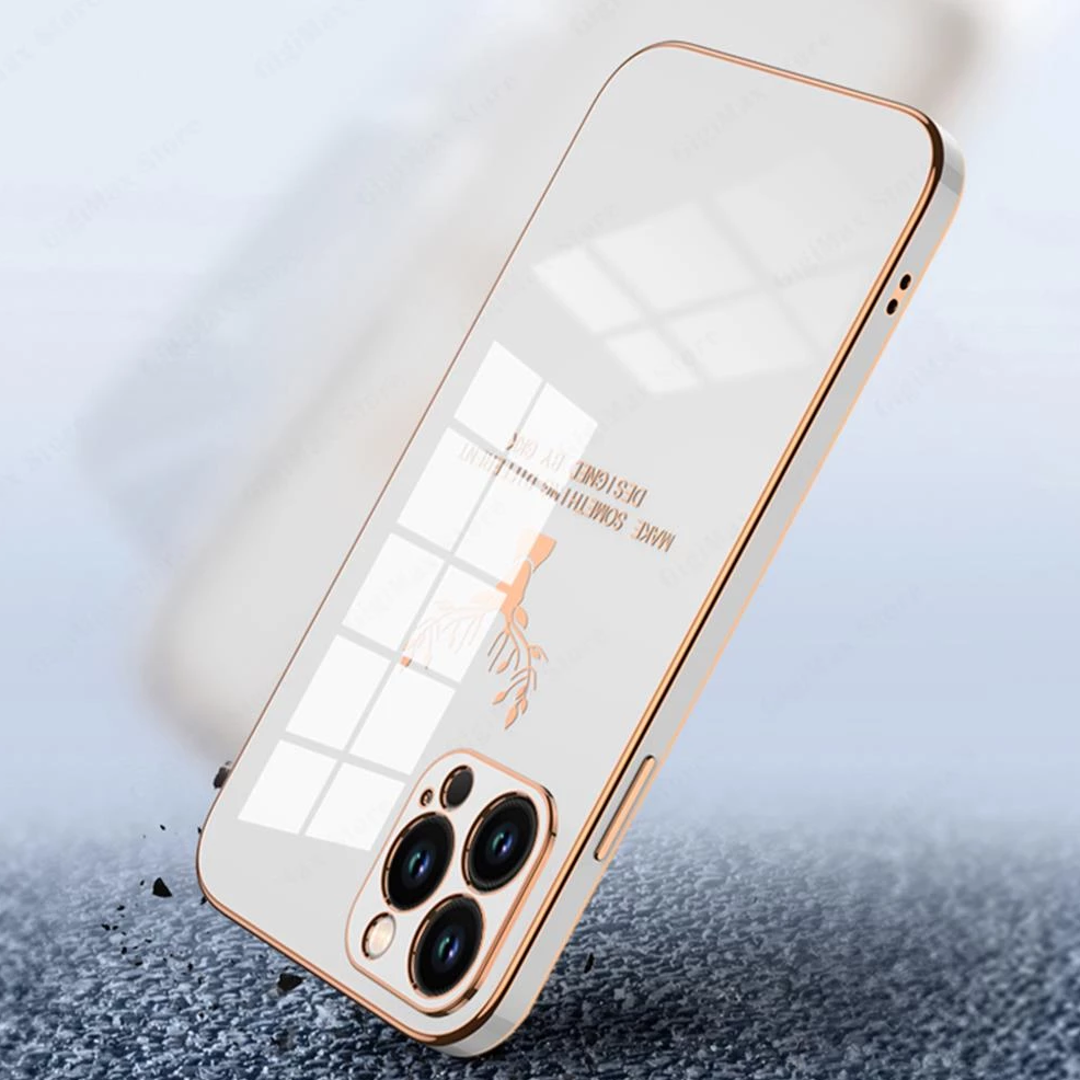 iPhone 11 Series - Electroplating Deer Print Soft Case
