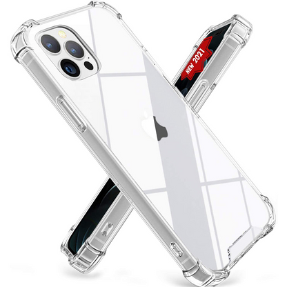 iPhone 13 Pro Max - Anti Knock Clear Shockproof Case