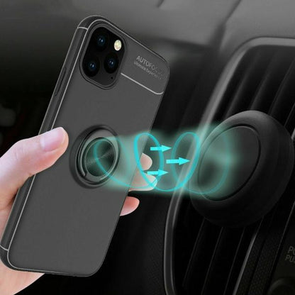 iPhone 11 Pro - Metallic Ring Holder Matte Case