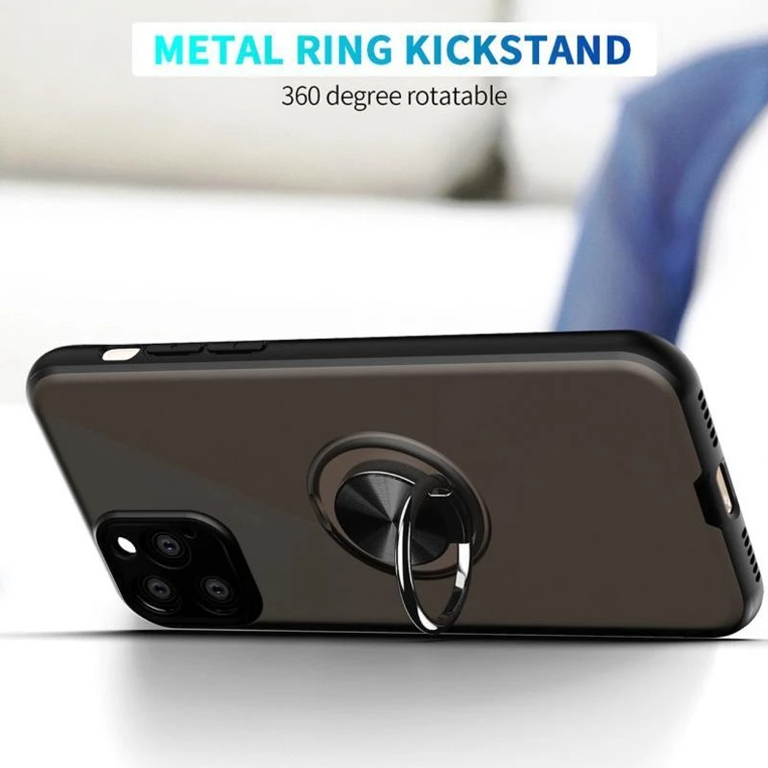 iPhone 11 - Translucent Ring Holder Matte Case
