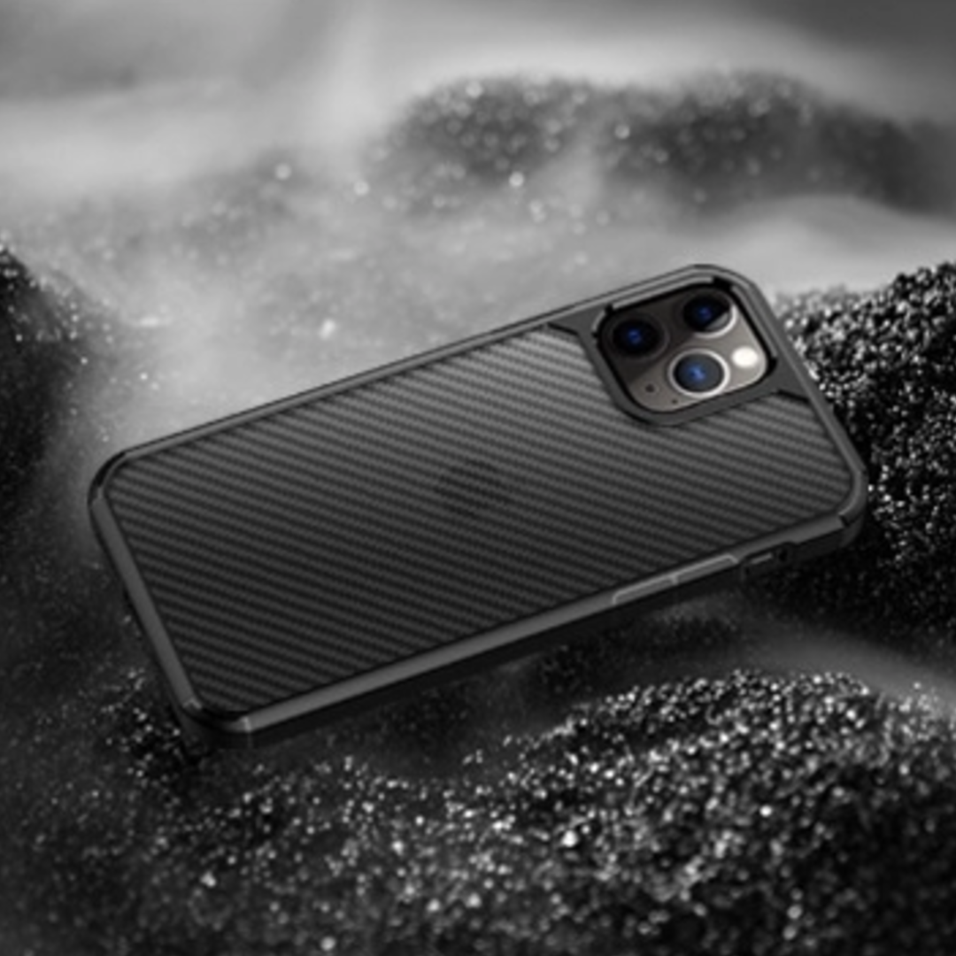 iPhone 12 - Opaque Matte Carbon Fiber Case