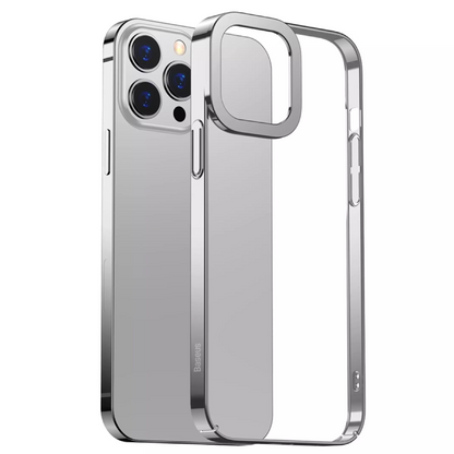 iPhone 13 Pro - Transparent Glitter Edge Bumper Case