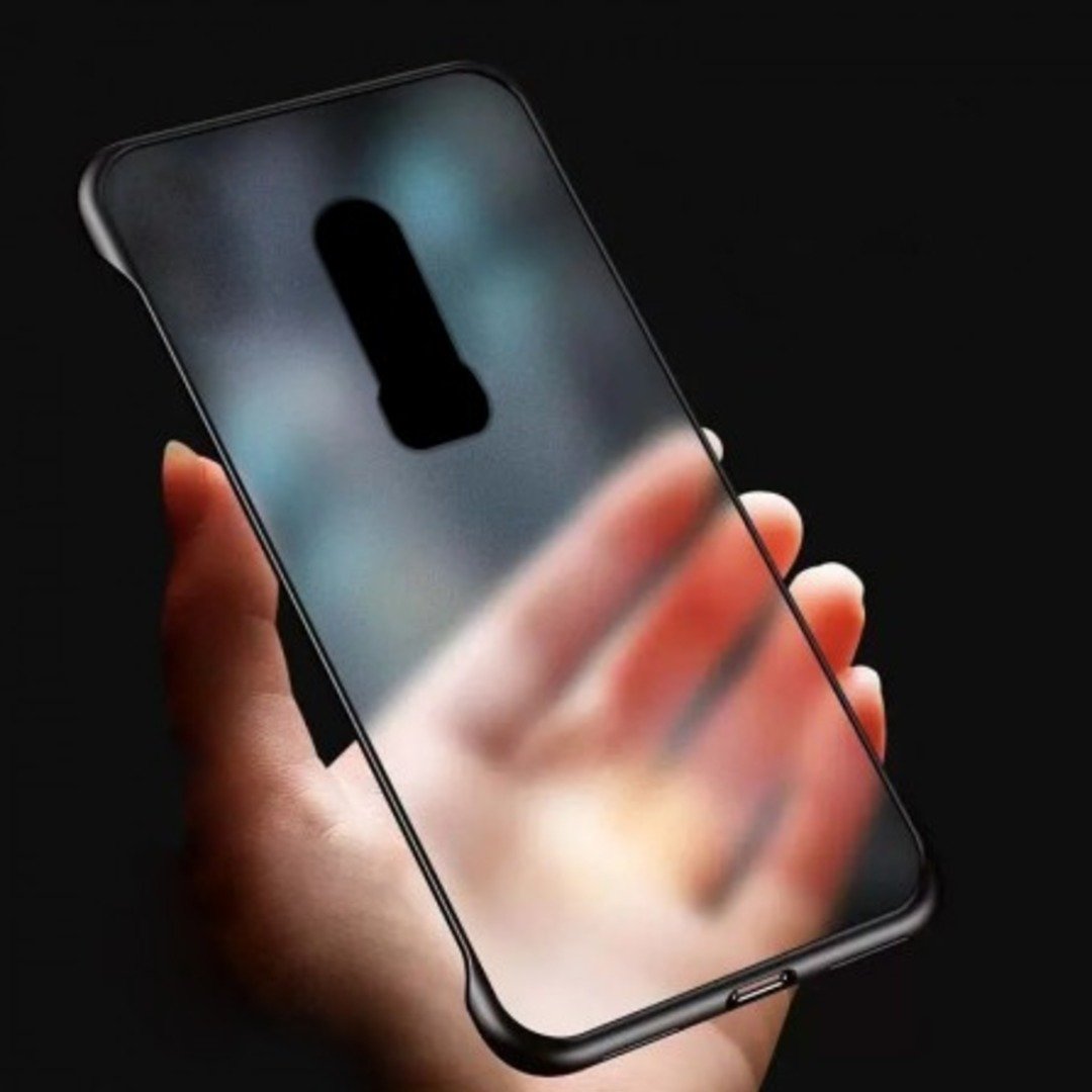 OnePlus 6 (2 in 1 Combo) Frameless Transparent Case + Lens Guard