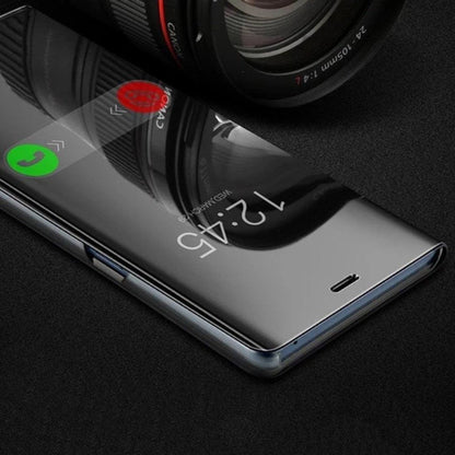 Galaxy Note Series Ultra Mirror Clear View Flip Case [Non Sensor Working]