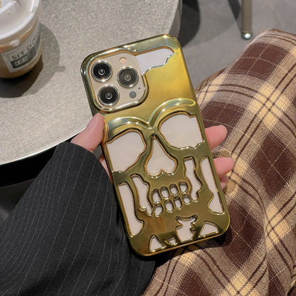 iPhone 12 Series Hollow Skull Design Case