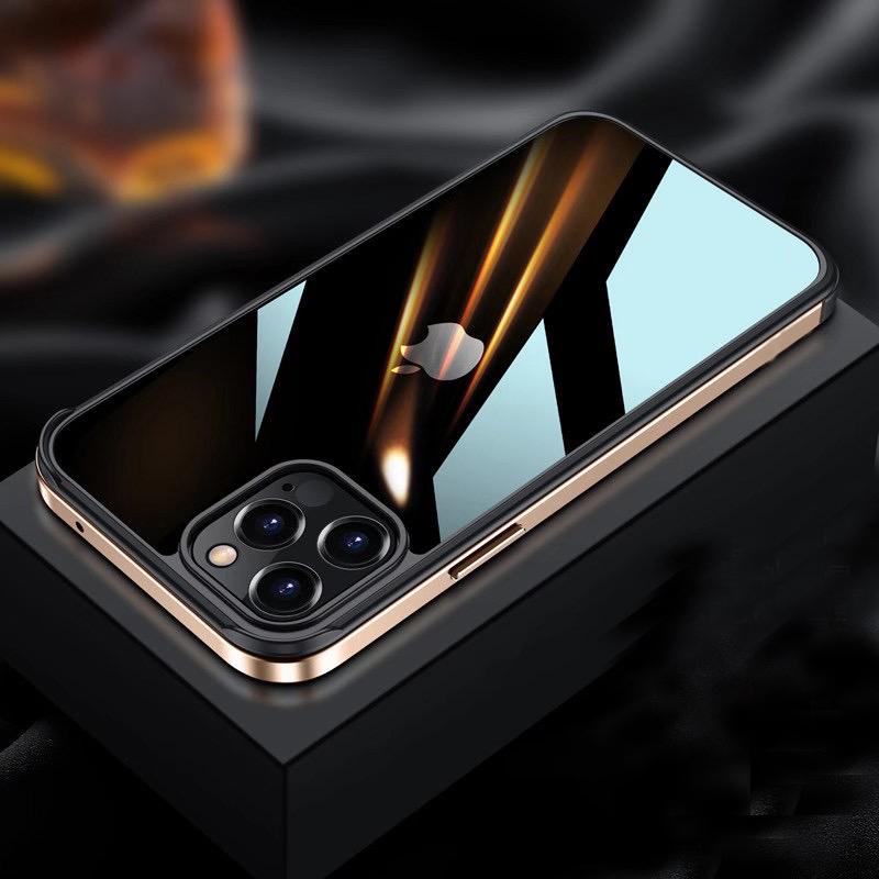 iPhone 12 Pro Max Luxury Square Metal Frame Case