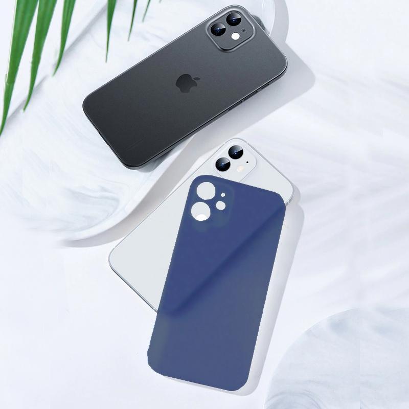 iPhone 12 Ultra-Thin Matte Paper Back Case