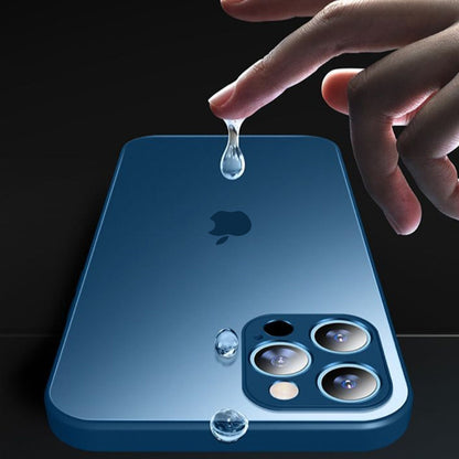 iPhone 12 Matte Glass Camera Lens Shell Case