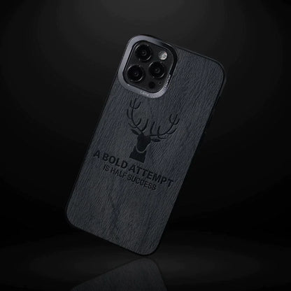 iPhone 12 Pro Max Deer Pattern Inspirational Soft Case