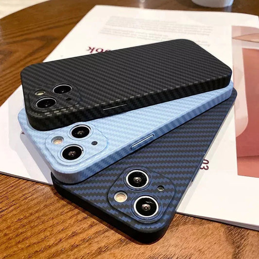 iPhone 14 series carbon fiber protective case