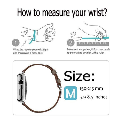 Genuine Leather Wrist Band 42mm for Apple Watch  (ONLY STRAP NOT WATCH)