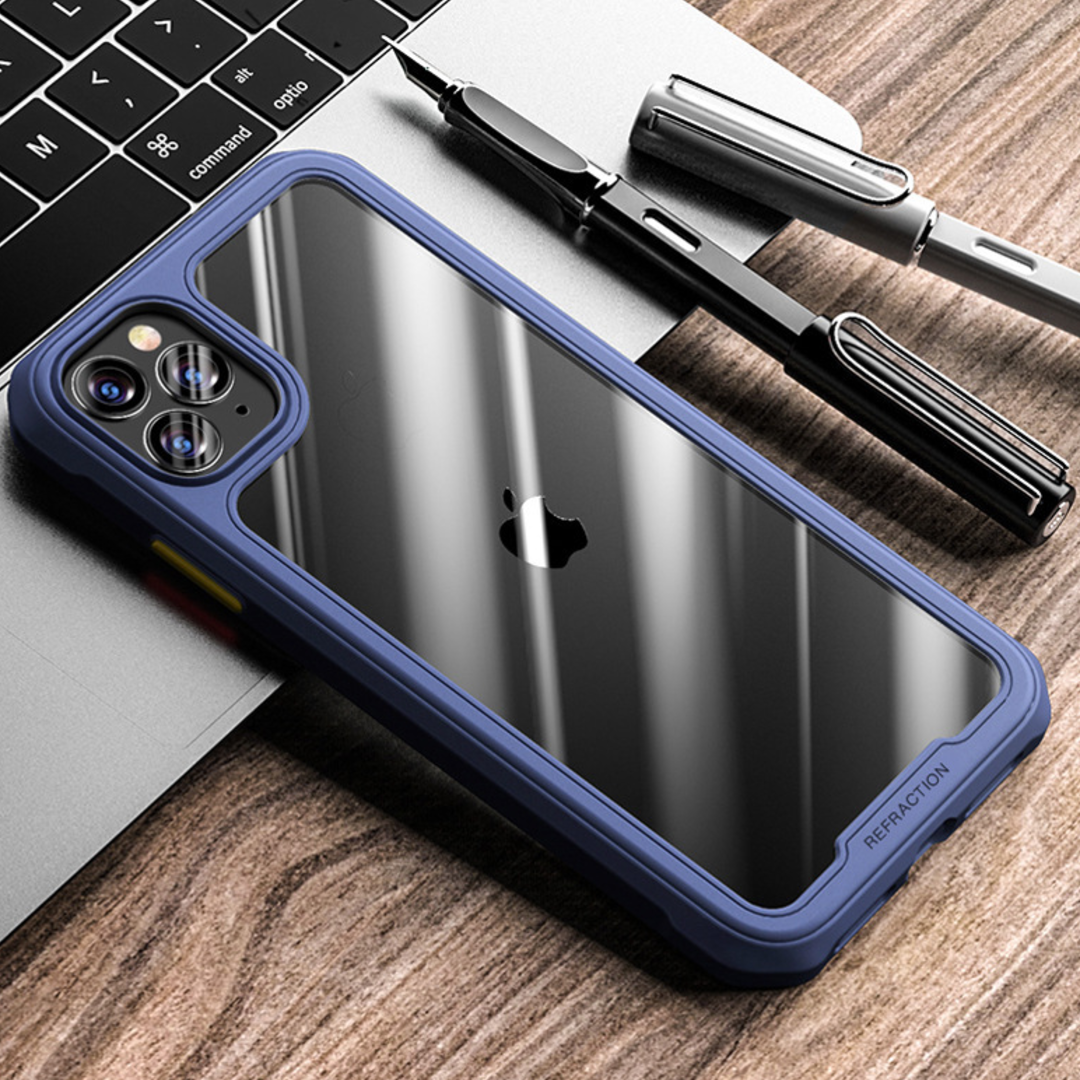 iPhone 12 - Shockproof Refraction Fiber Case
