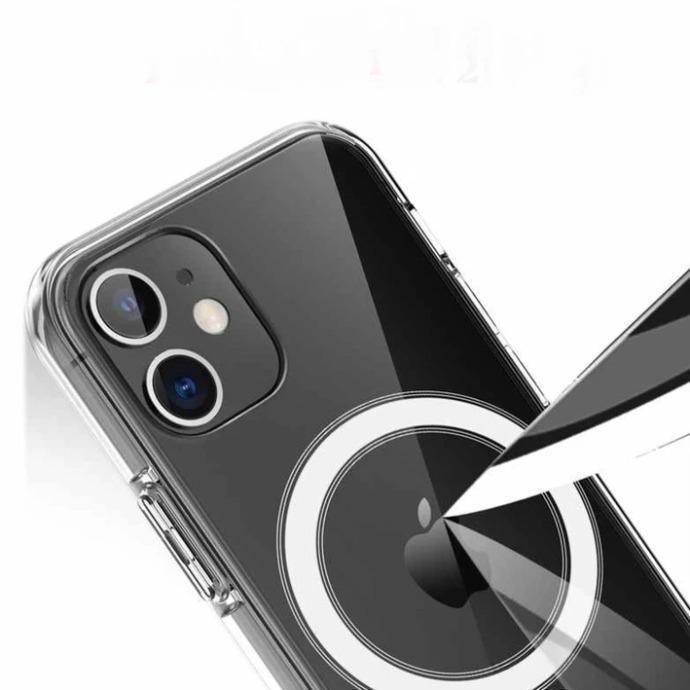 iPhone 12 Anti-Knock TPU Transparent MagSafe Case