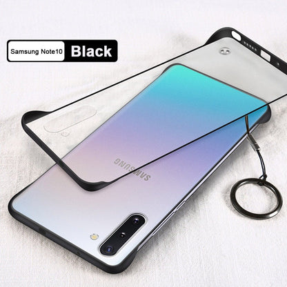 Galaxy Note 10  Luxury Frameless Transparent Case