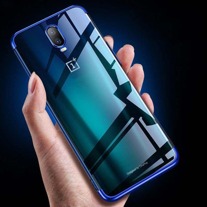 OnePlus 6T Original Electroplating Transparent Back Case