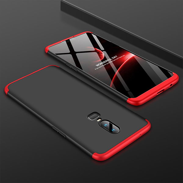 OnePlus 6 (2 in 1 Combo) 360 Degree Protection Case + Lens Guard