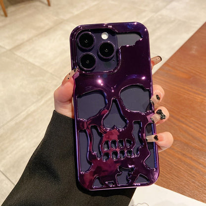 iPhone 12 Hollow Skull Design Case