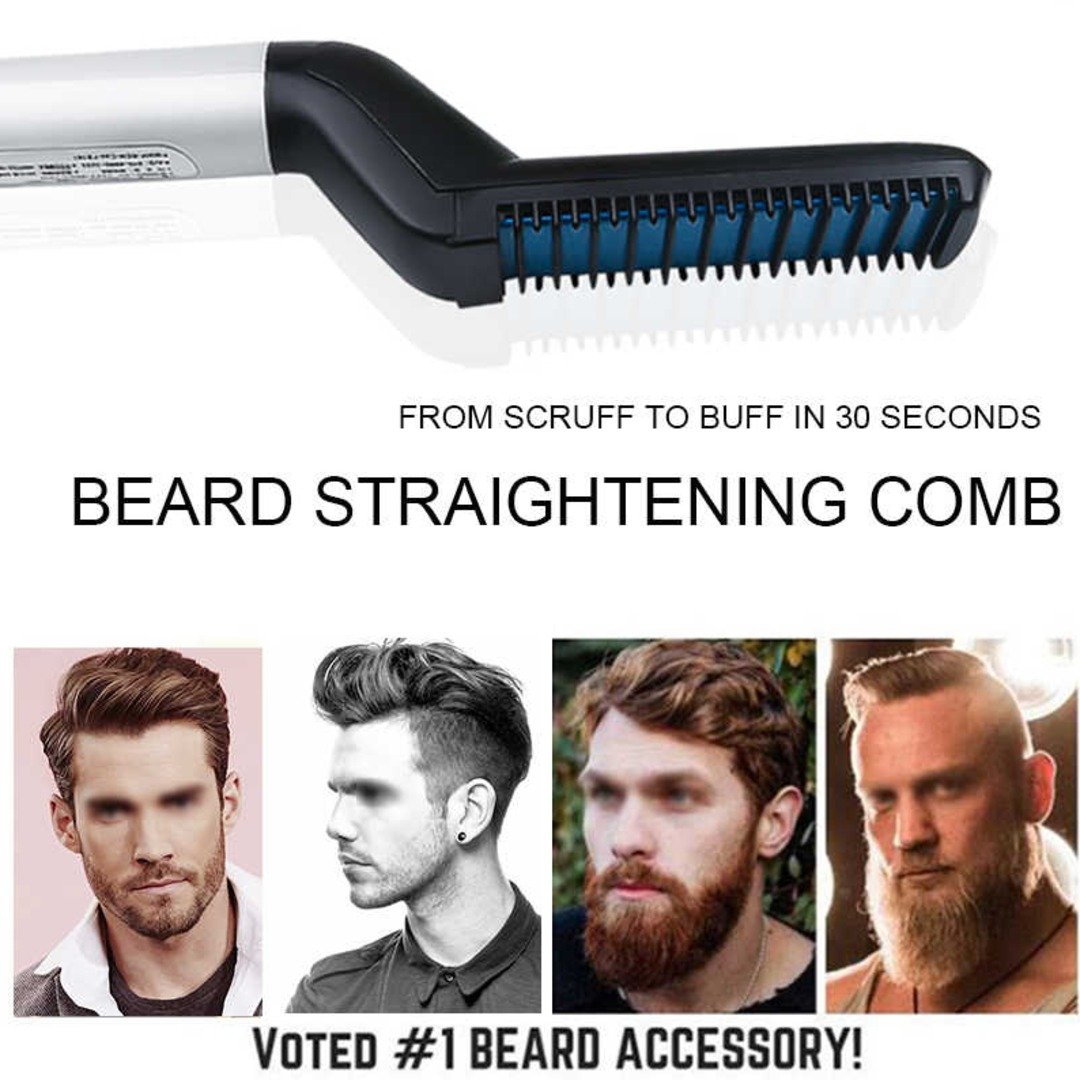 Beard straightening cheap comb india